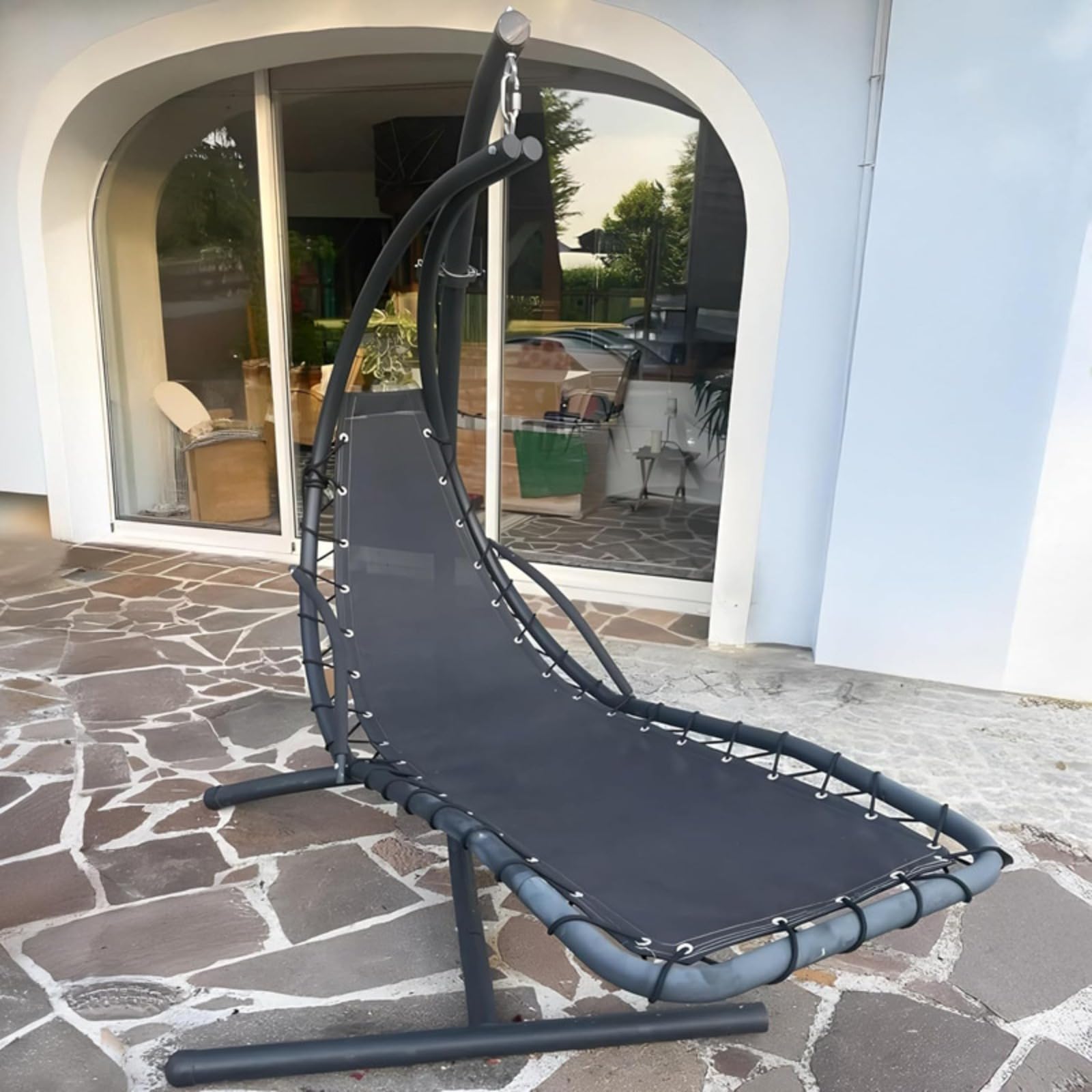 Générique Tissu de Rechange pour balancelle Suspendue conçu pour Une Installation Facile et Un Confort Tissu,résistant aux intempéries, pour hamac de Jardin et terrasse(64 x 197 x 23 cm)