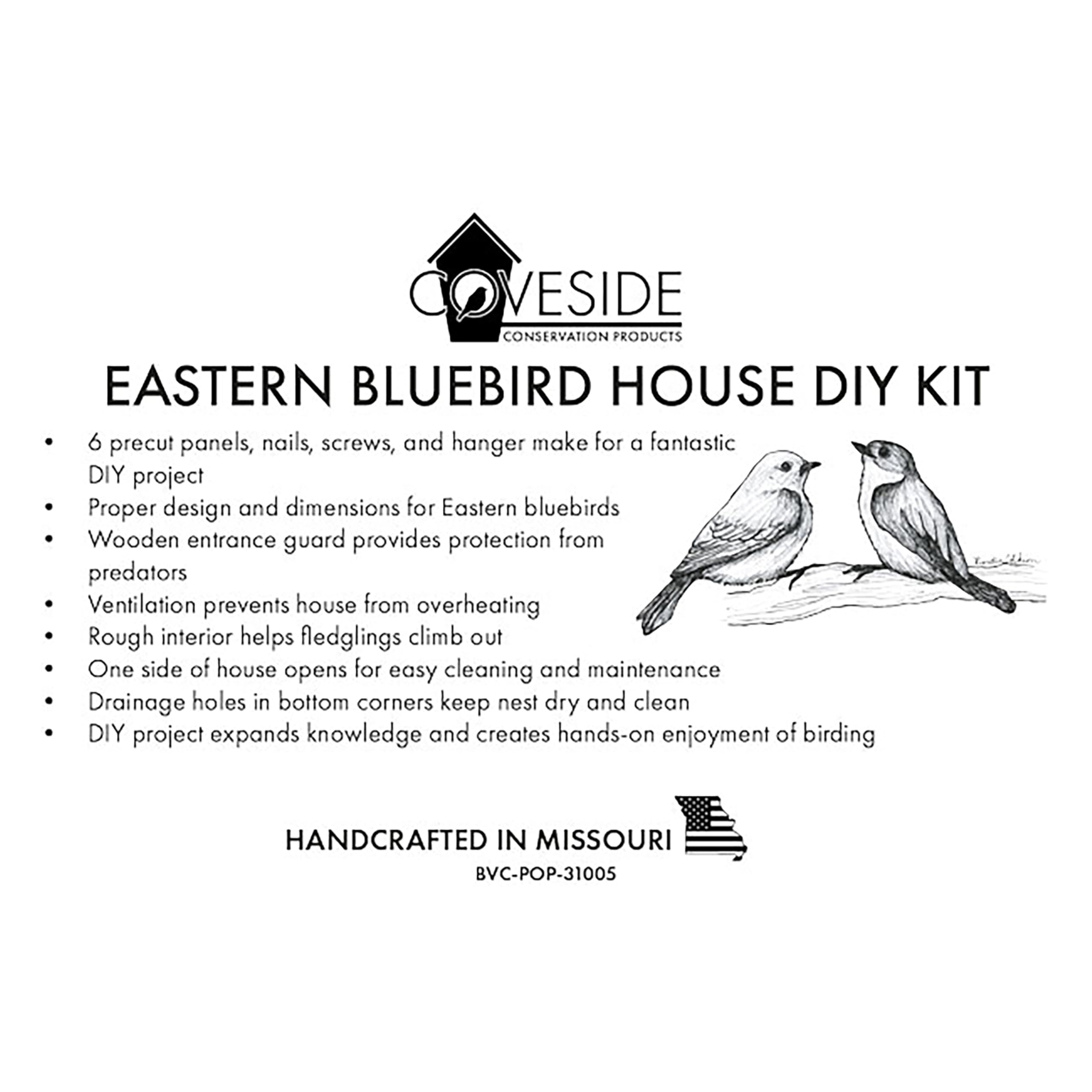 Eastern Bluebird House Kit