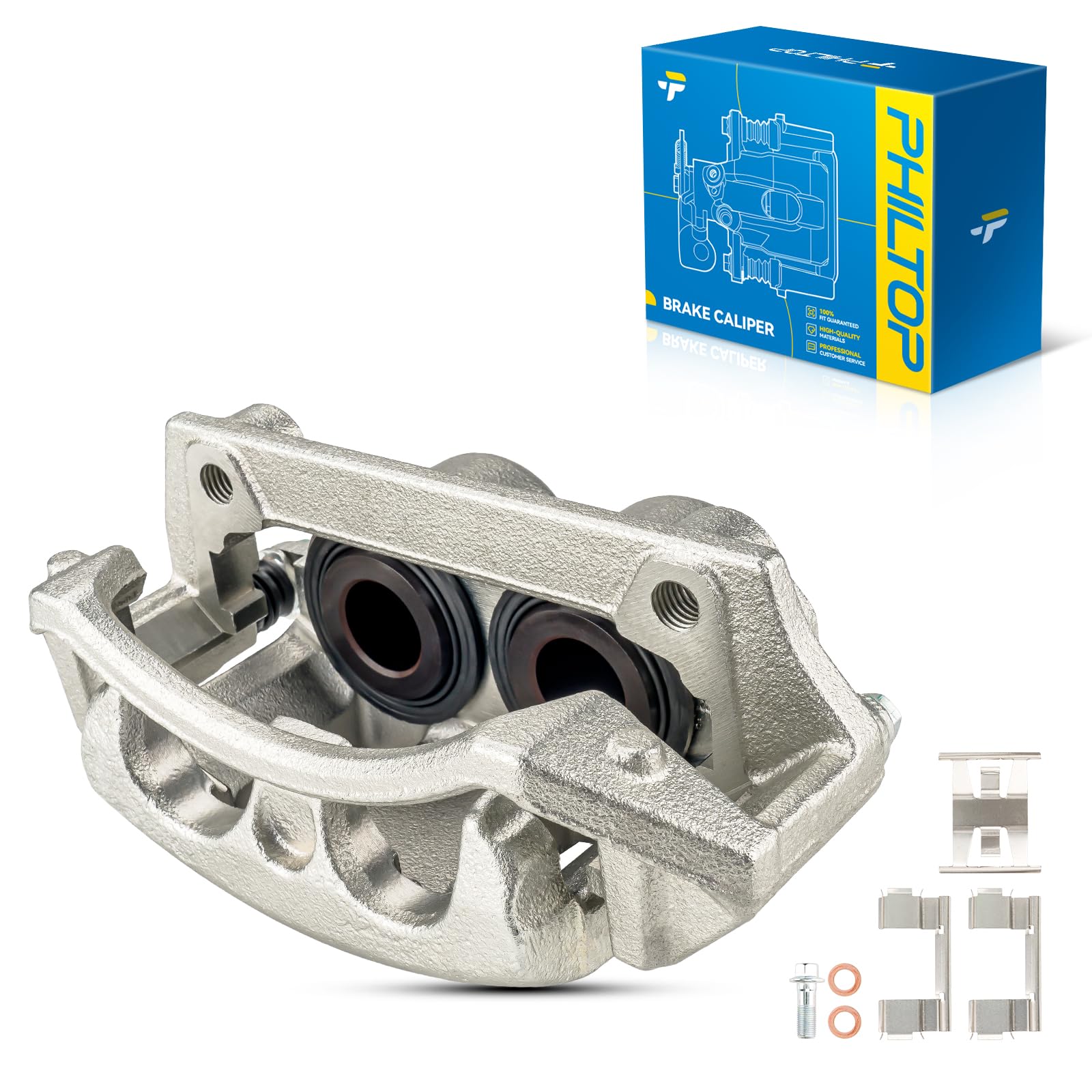 PHILTOP Front Left Brake Caliper w/o Pads Compatible with 1999-2003 F150