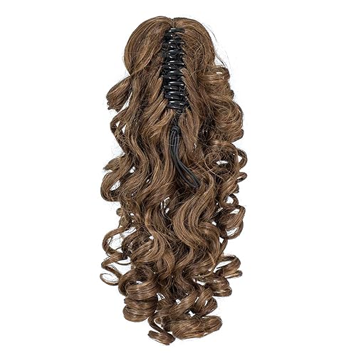 Miniatura 6 de SWACC - Extensiones de cola de caballo de 12 pulgadas con clip de pinza, cabello sintético rizado