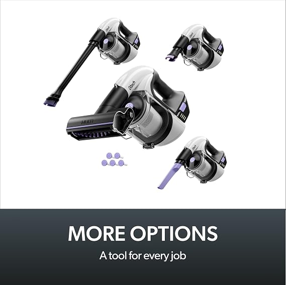 Gtech System Platinum Bundle Vacuum Cleaner Bundle - Includes the AirRam Platinum Upright and the Multi Platinum Handheld - Rechargeable 22V Lithium Ion Battery - Anti-Hair Wrap