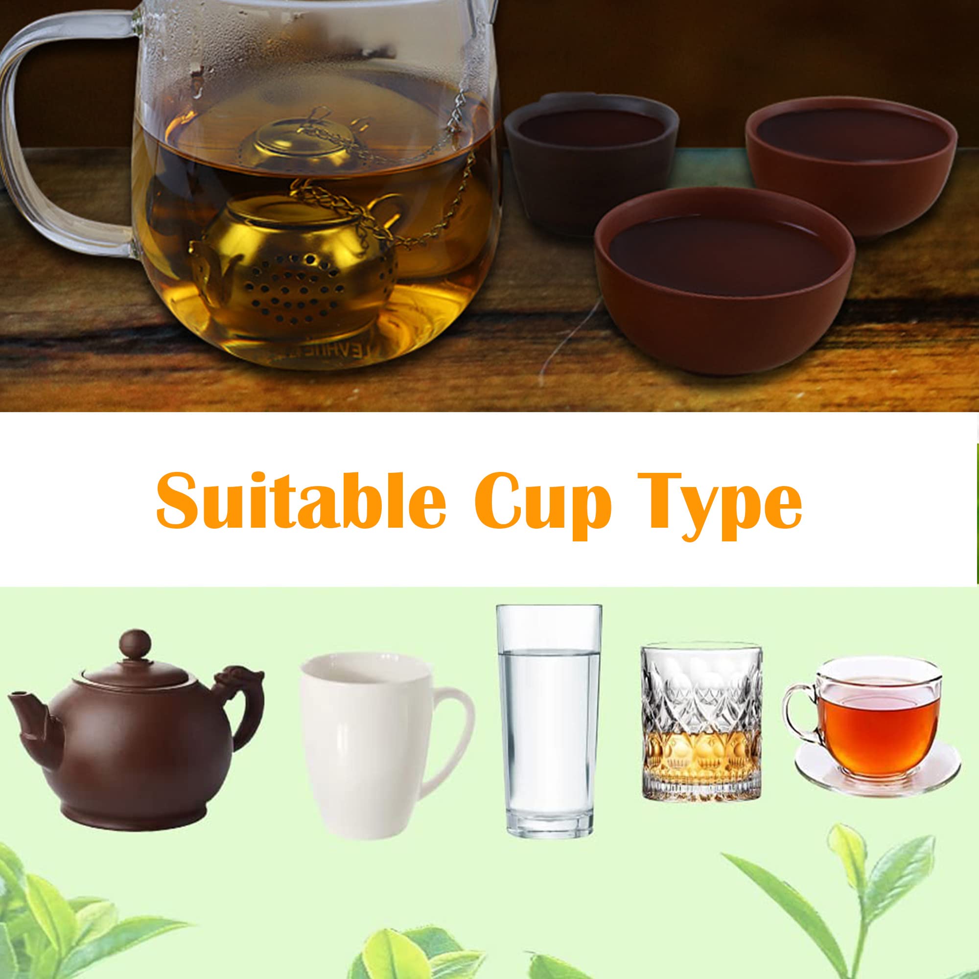 2 Infusori Per Tè In Acciaio Inossidabile 304 | Filtro Per Tisane Con Cucchiaio | Per Teiere E Tazze - Foto 12