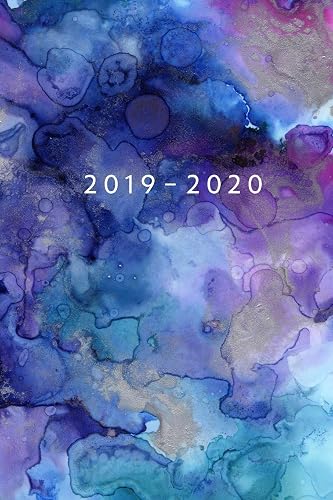 2019 - 2020: Weekly Planner Starting July 2019 - Dec 2020 | 6 x 9 Dated Agenda | Appointment Calendar | 18 Month Organizer Book | Soft-Cover Watercolor