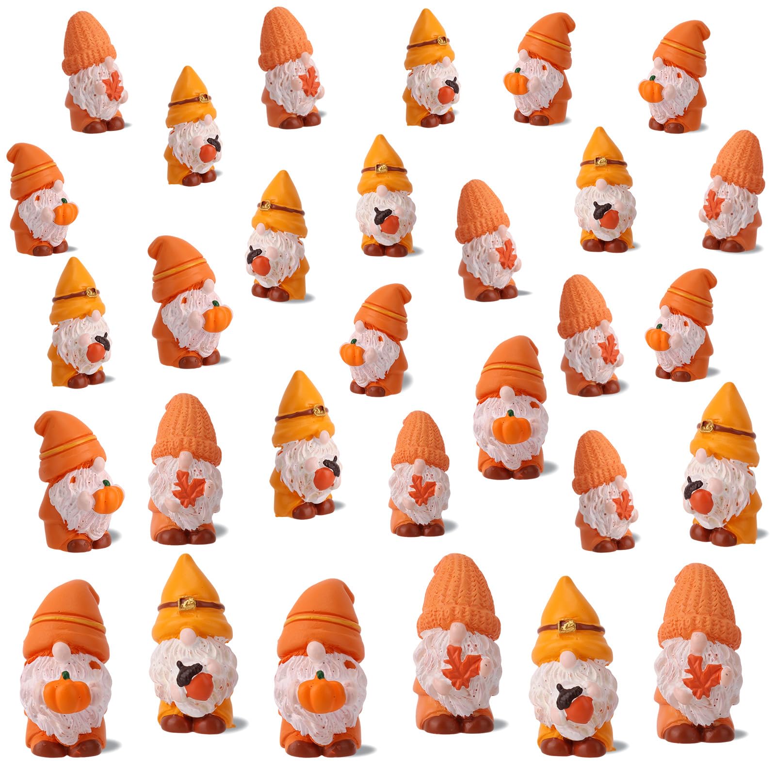 Goktvai 30pcs Mini Resin Gnomes