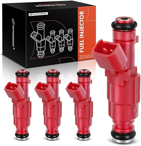 A-Premium Inyectores de combustible de 12 agujeros 4 piezas compatibles con Hyundai Elantra 2011-2015, Elantra GT 2013, Elantra Coupe 2013 y Kia
