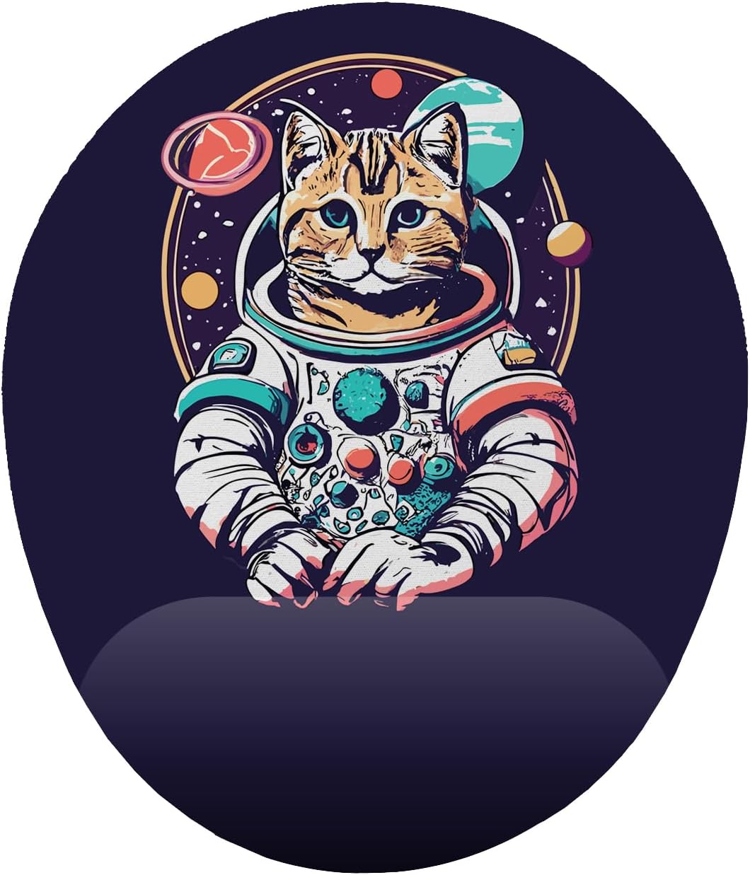 Astronot Kedi Bilek Destekli Mouse Pad