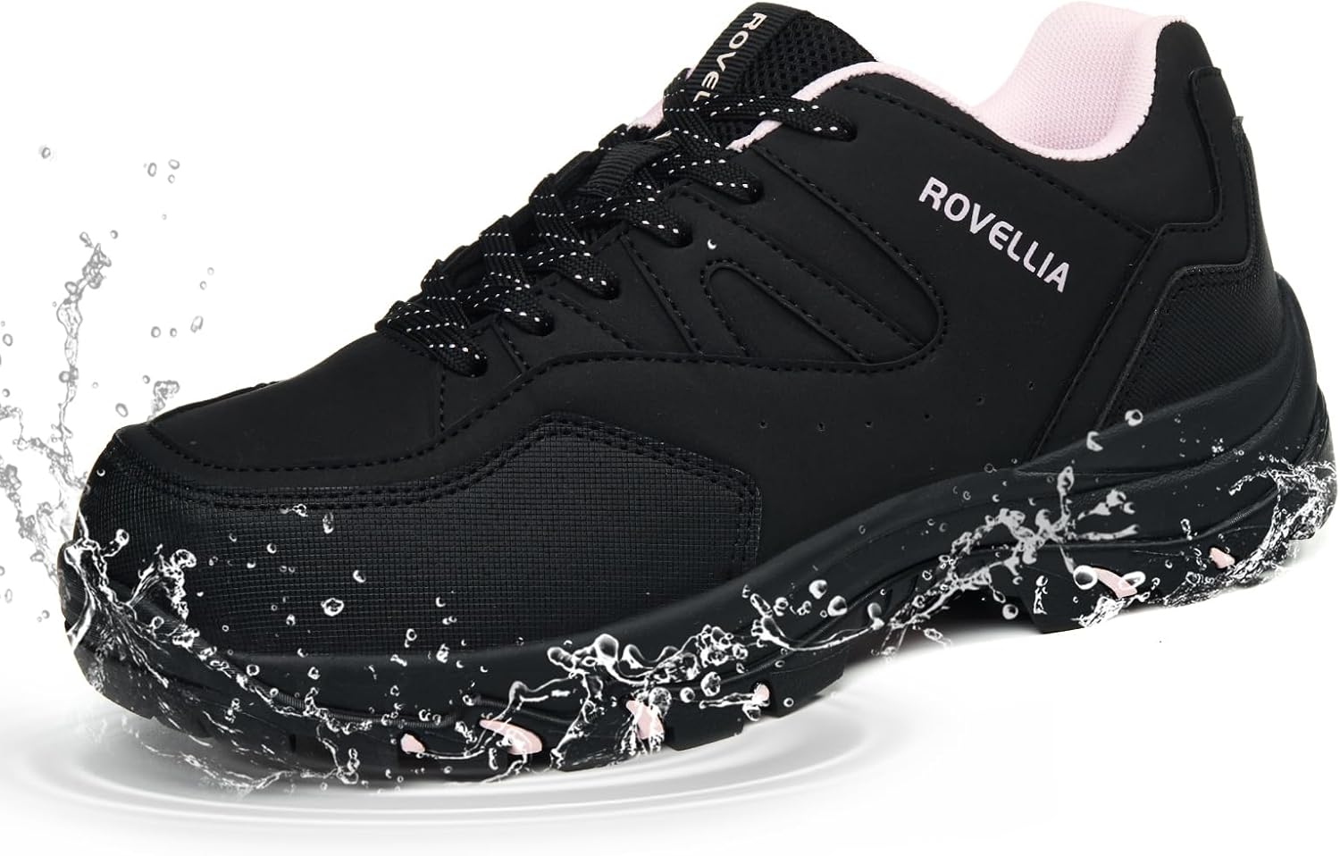 Waterproof Hiking Shoes Women Fashion Sneakers Tennis Walking Shoes Non-Slip Grip A...