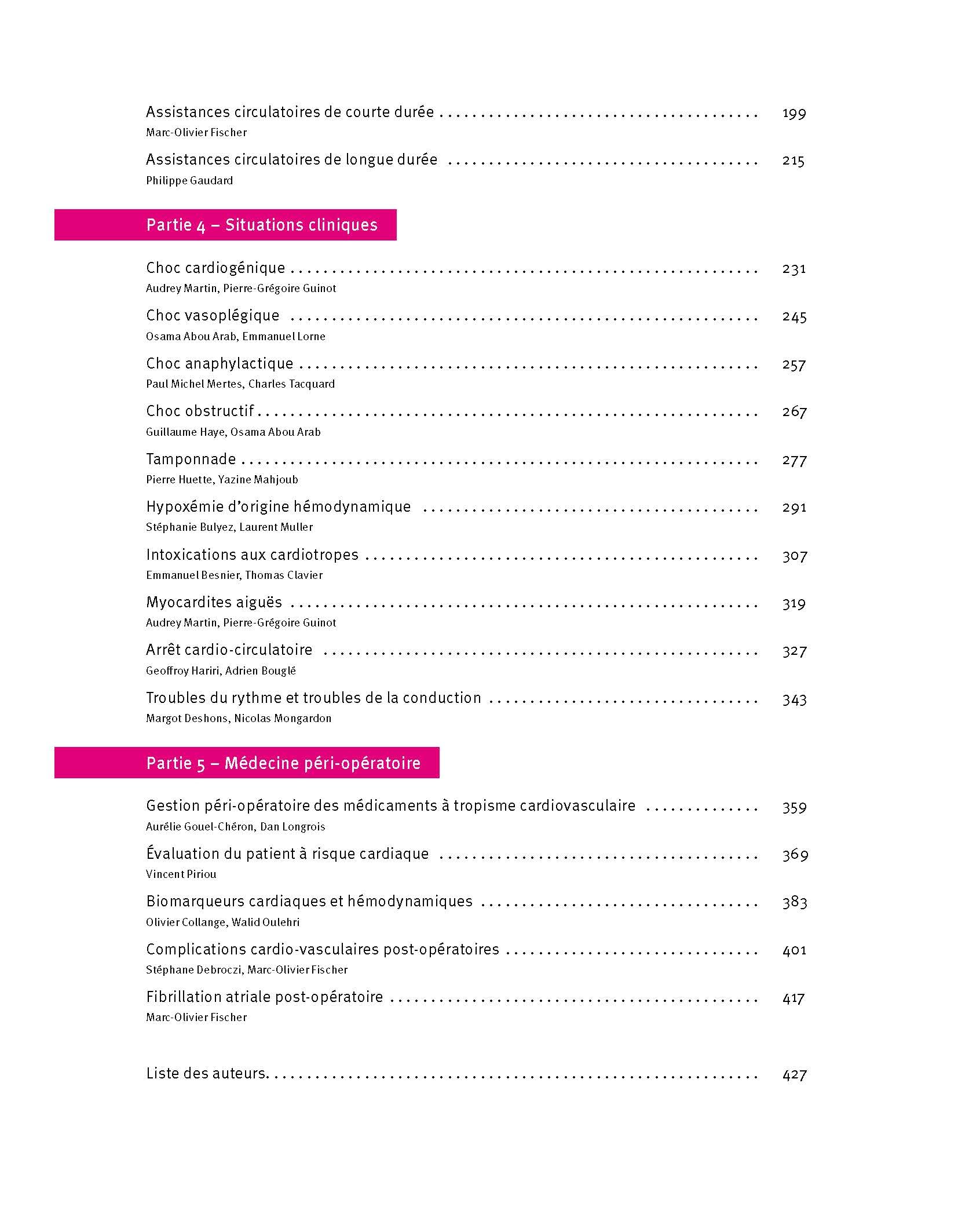 Manuel d'hémodynamique appliquée en Anesthésie Réanimation et Médecine péri-opératoire: 2e édition révisée et augmentée