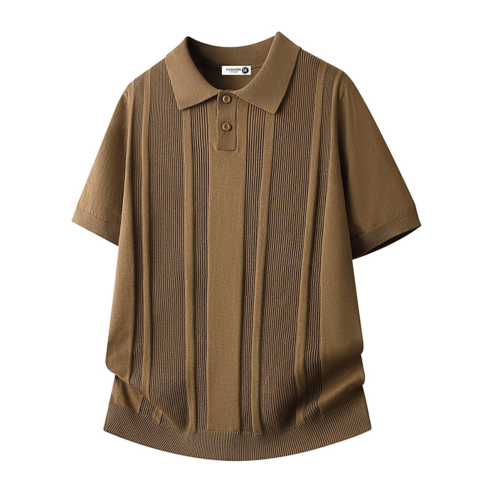 Polo de manga corta para hombre regular fit contra el calor 4