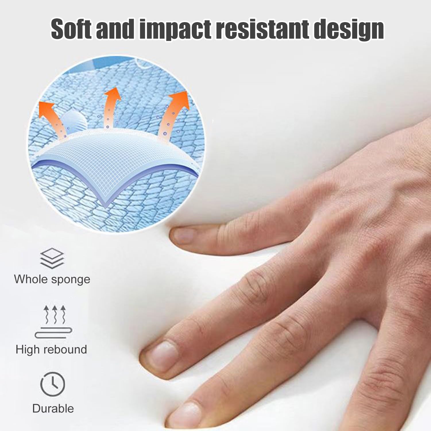 Panneaux de tête de lit adhésifs, tête de lit Murale en Cuir capitonné, Rembourrage Mural Anti-Collision 3D pour Chambre Moderne (Orange, 200 x 60 cm)