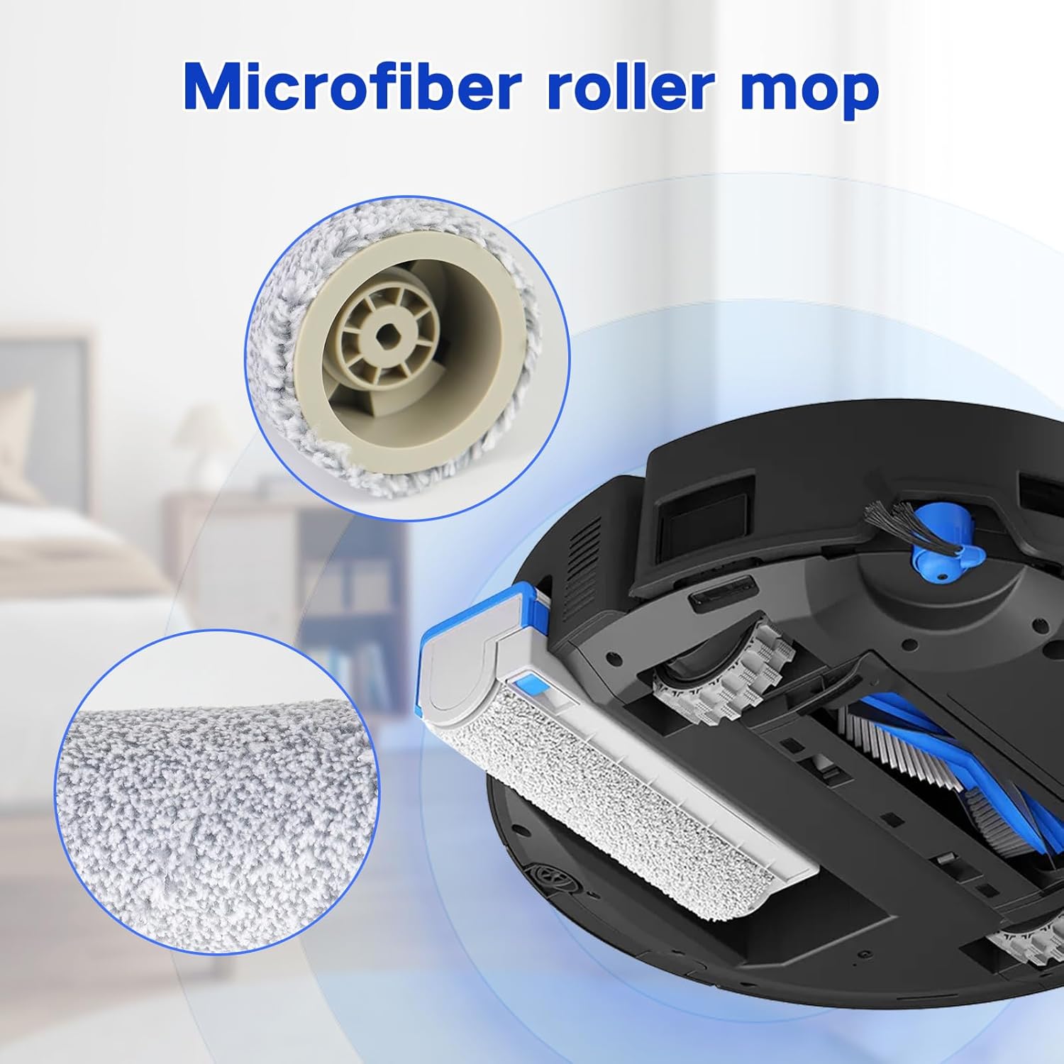 X9 Pro Omni Replacement Parts Compatible with ECOVACS DEEBOT X9 Pro Omni Robot Vacuum Cleaner Accessories,1 Main Brush, 2 Mop Roller Brush, 4 Side Brushes, 4 HEPA Filters, 4 Dust Bags, 2 Tool