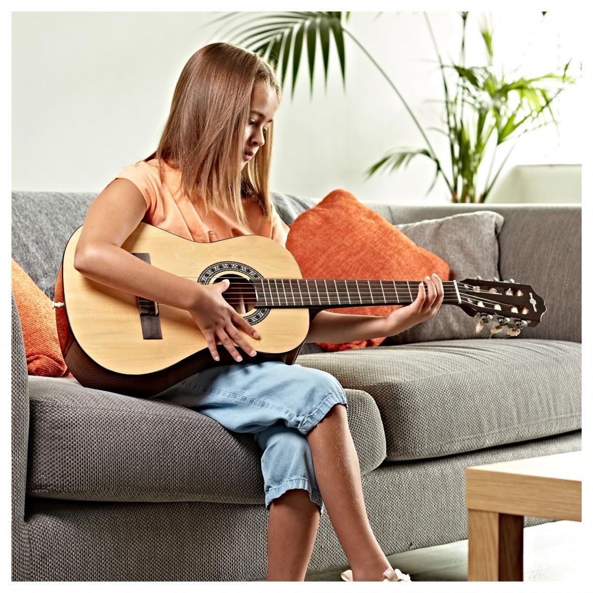 Guitarra Clásica 3/4 Natural de Gear4music