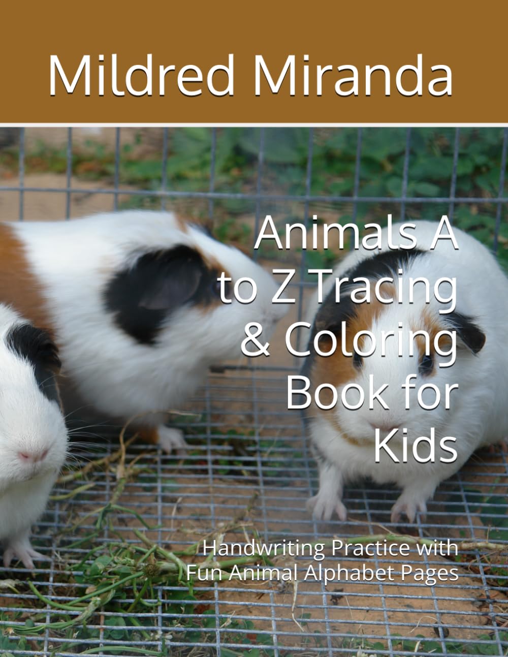 Animals A to Z Tracing & Coloring Book for Kids: Handwriting Practice with Fun Animal Alphabet Pages