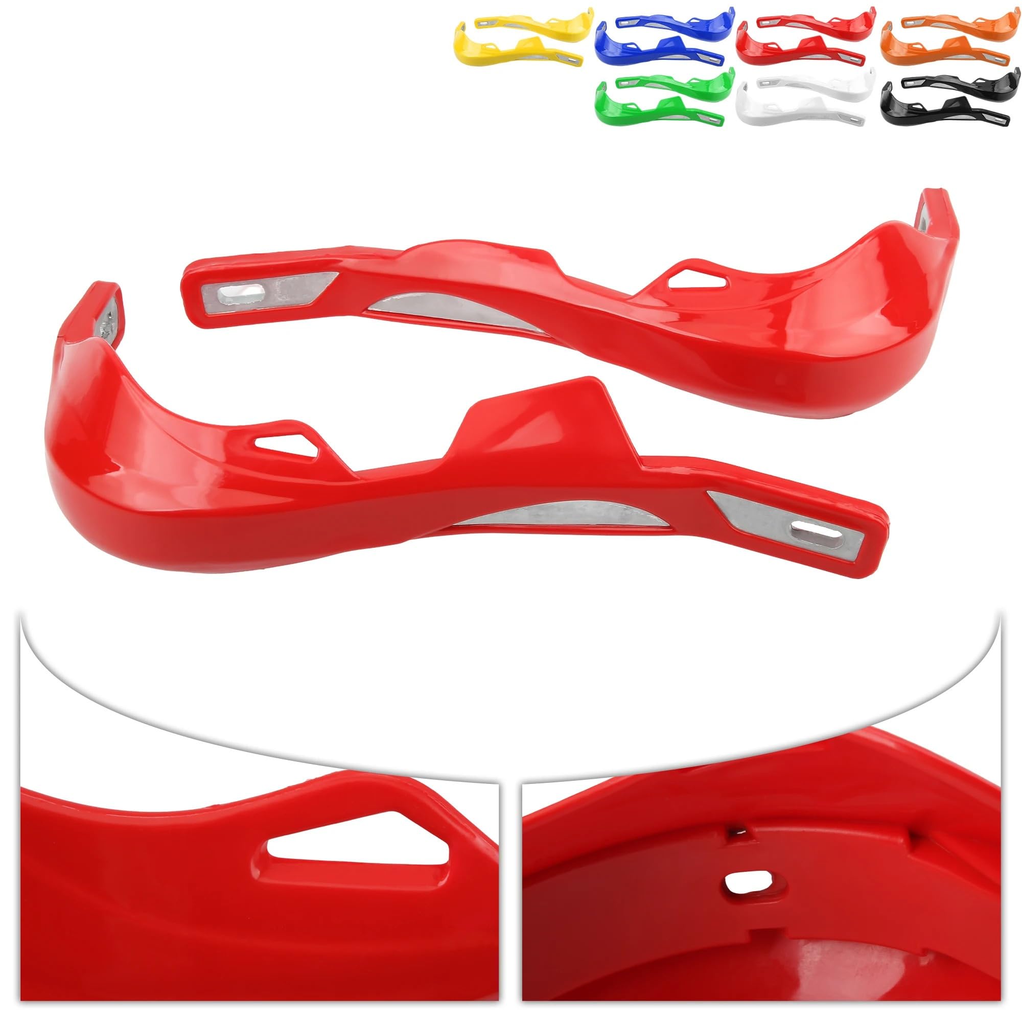 Adatto per Beta 22 28MM Parti Della Bici Della Sporcizia Paramani Maniglia Protezione Paramani Manubrio Paramani Protezione del Manubrio del(Black)