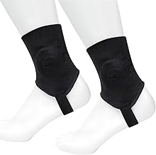 1 Pair of Ankle Protectors, Black Football Shin Guards, Sports Ankle Protection, Football Protection, Double-Sided Shield Protector for Football Volleyball