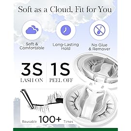 BEYELIAN Magnetic Eyelashes with Applicator Kit, Reusable Natural Look False Lashes, No Glue Needed Soft Magnetic Lashes for Eye MAGIC-YT40 (Lightweight & Comfortable)