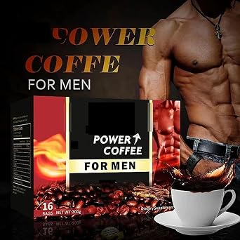 X-Power Coffee for Men - Black Coffee Powder for Strong Men (1 Box)