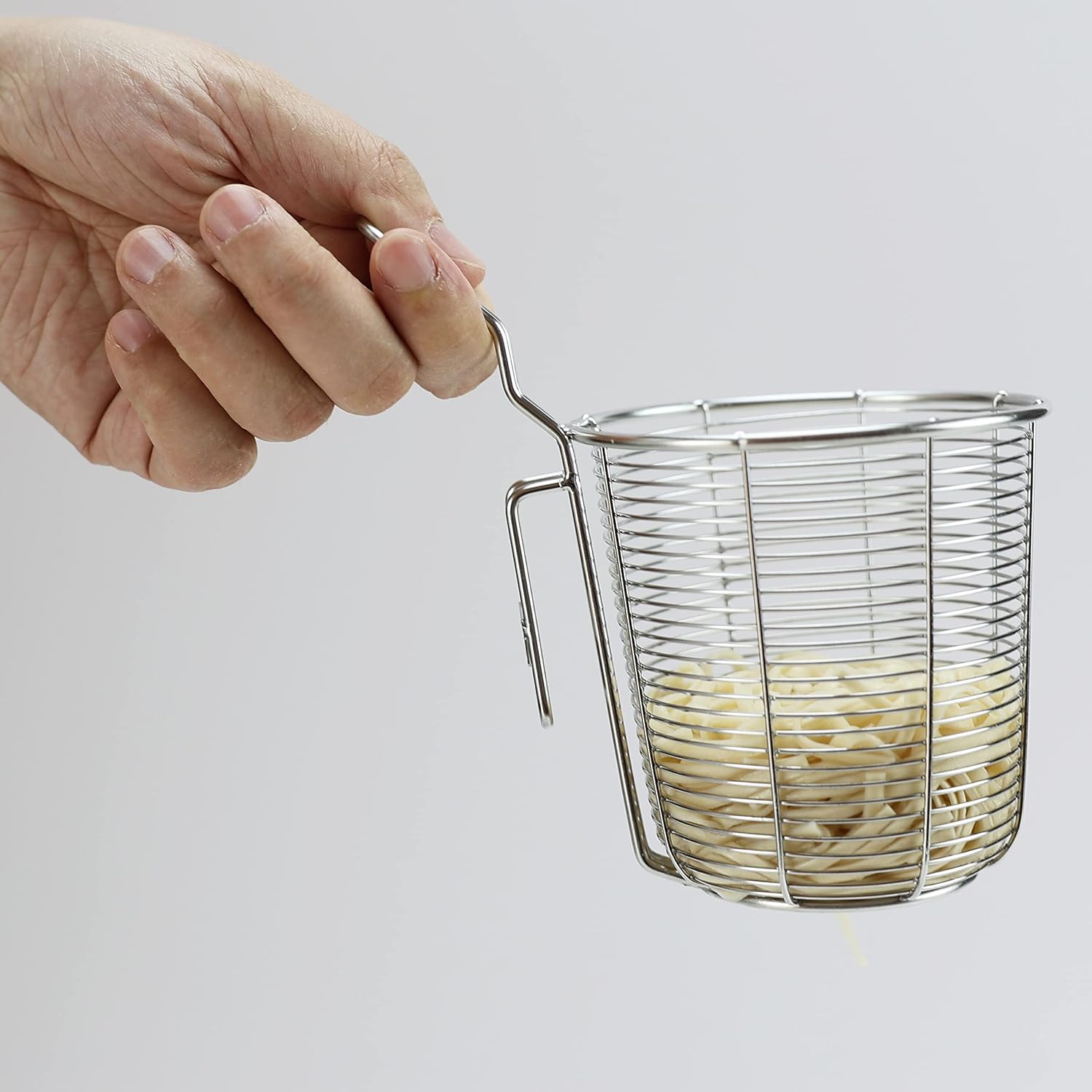 EIKS Hot Pot Strainer, Stainless Steel Wire Deep Basket