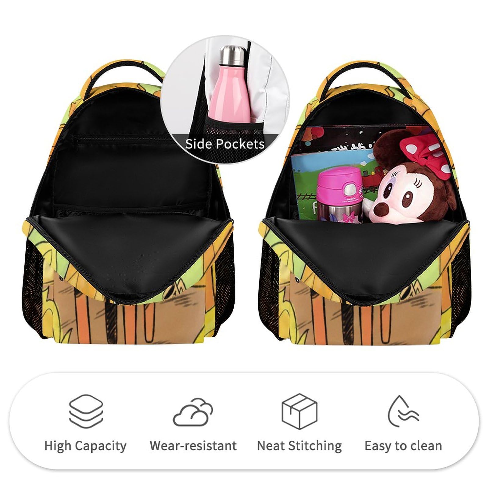 Amazon.co.jp: チェンソーマン デンジ ポチタ 双肩バッグ リュック