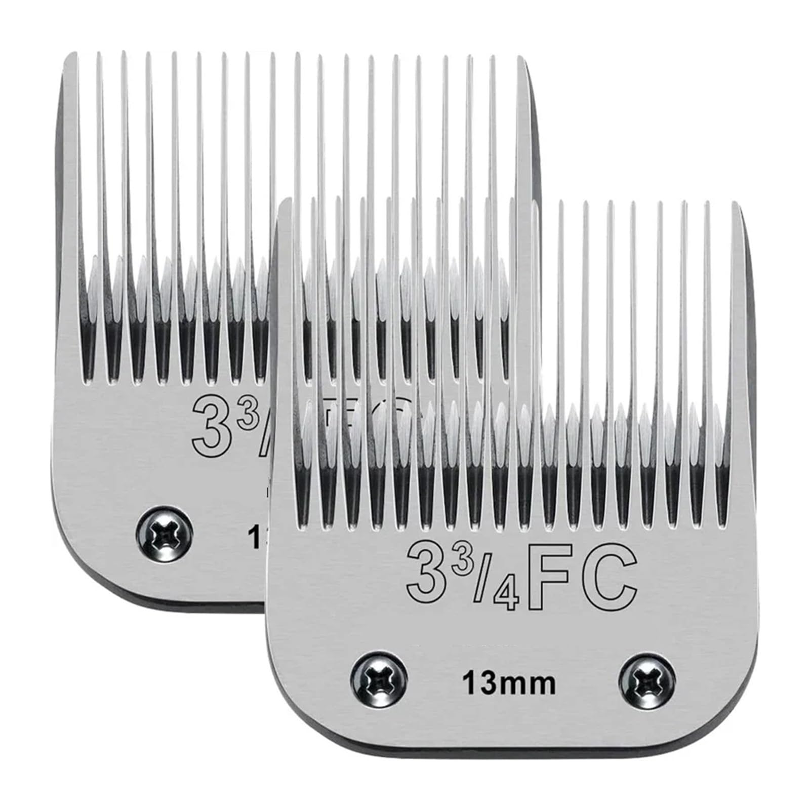 Cuchillas De Repuesto Desmontables For Cortapelos For Perros, Compatibles Con Andis, Compatibles Con Wahl, Compatibles Con Oster, Cerámica Y Acero Inoxidable(2 pcs 3FC)