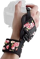 Vista 11 de USA Gear Cámara profesional con manija y correa de mano con diseño de neopreno acolchada y placa de metal. Compatible con Canon, Fujifilm, Nikon