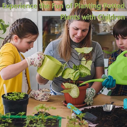 Miniatura 2 de Enrejado para plantas trepadoras al aire libre en interiores, mini enrejado de jardín, soporte de metal para plantas en maceta, enrejado apilable