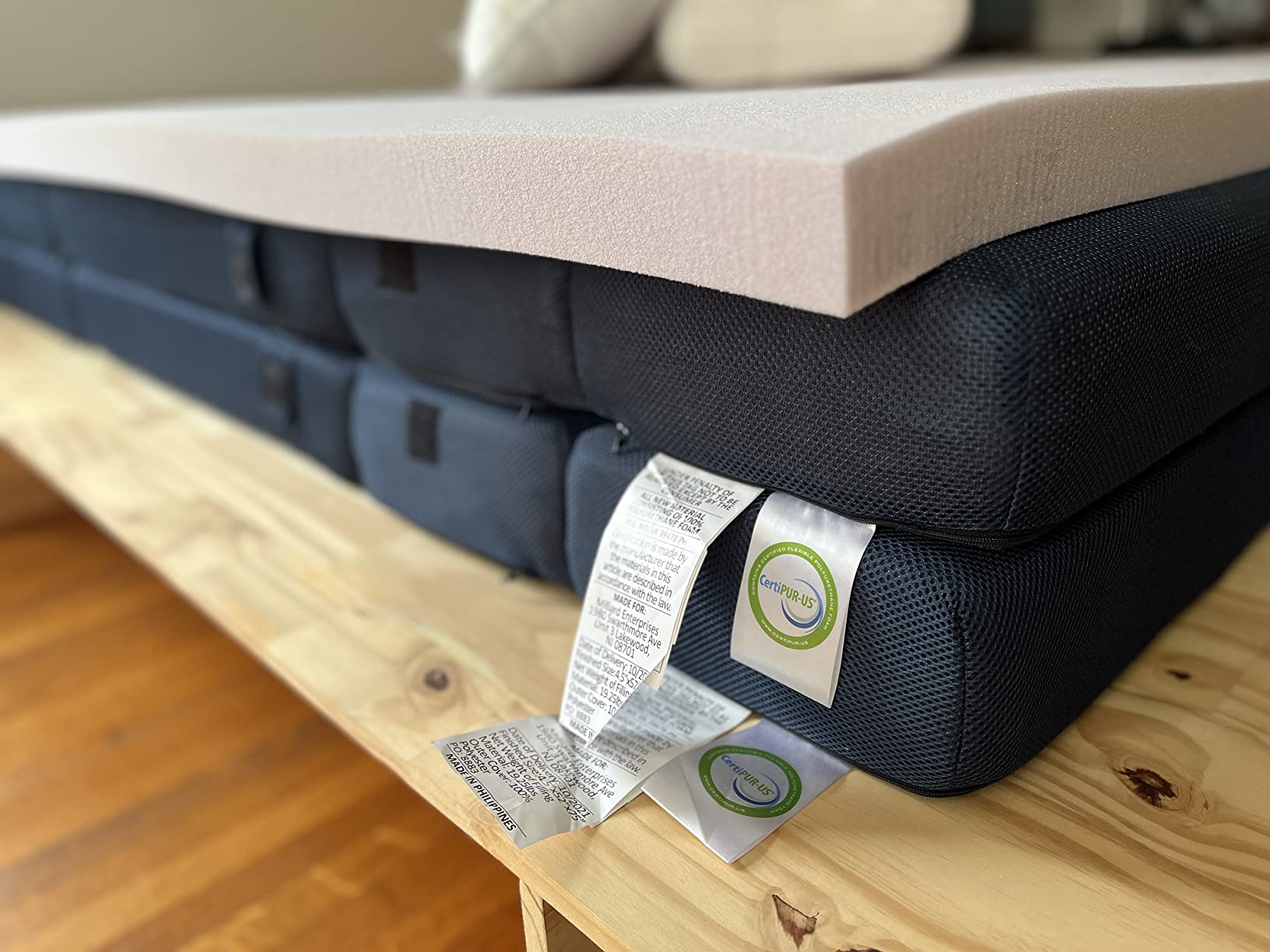 39/mo Finance Milliard TriFold Foam Folding Mattress King Size