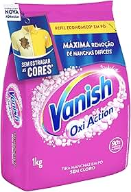Vanish Tira Manchas Em Pó, Multi Power Oxi Action, para Roupas Coloridas 1Kg