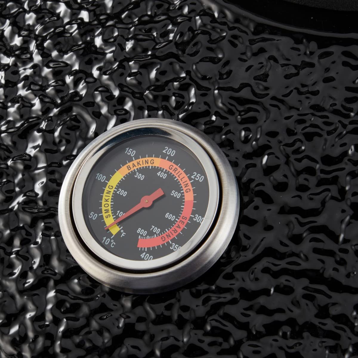 Premium Kamado BBQ 13 cali Ø 33 cm - Grill węglowy - Grillowanie, wędzenie, pieczenie, gotowanie na parze - Kuchenka - Grill jajeczny Czarny