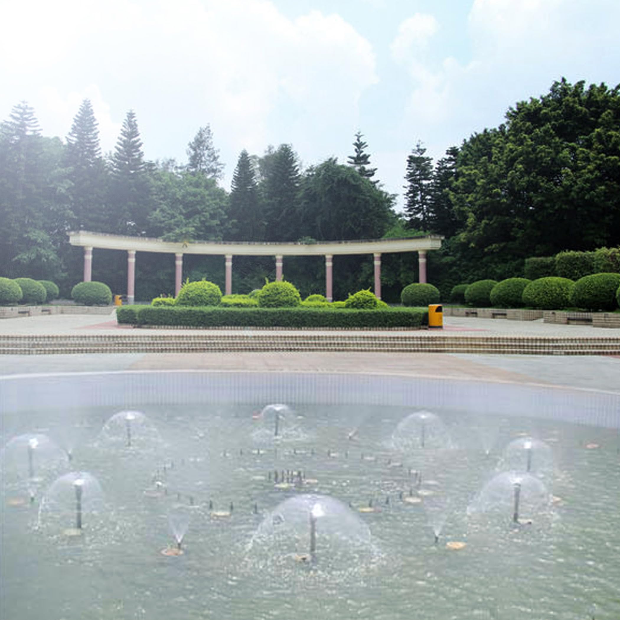 Cabezales de boquilla de fuente ajustables de latón, boquilla de pulverización de fuente de campana de agua, crea hermosas imágenes para estanques de jardín y patios FN08 (2 pulgadas - DN50)