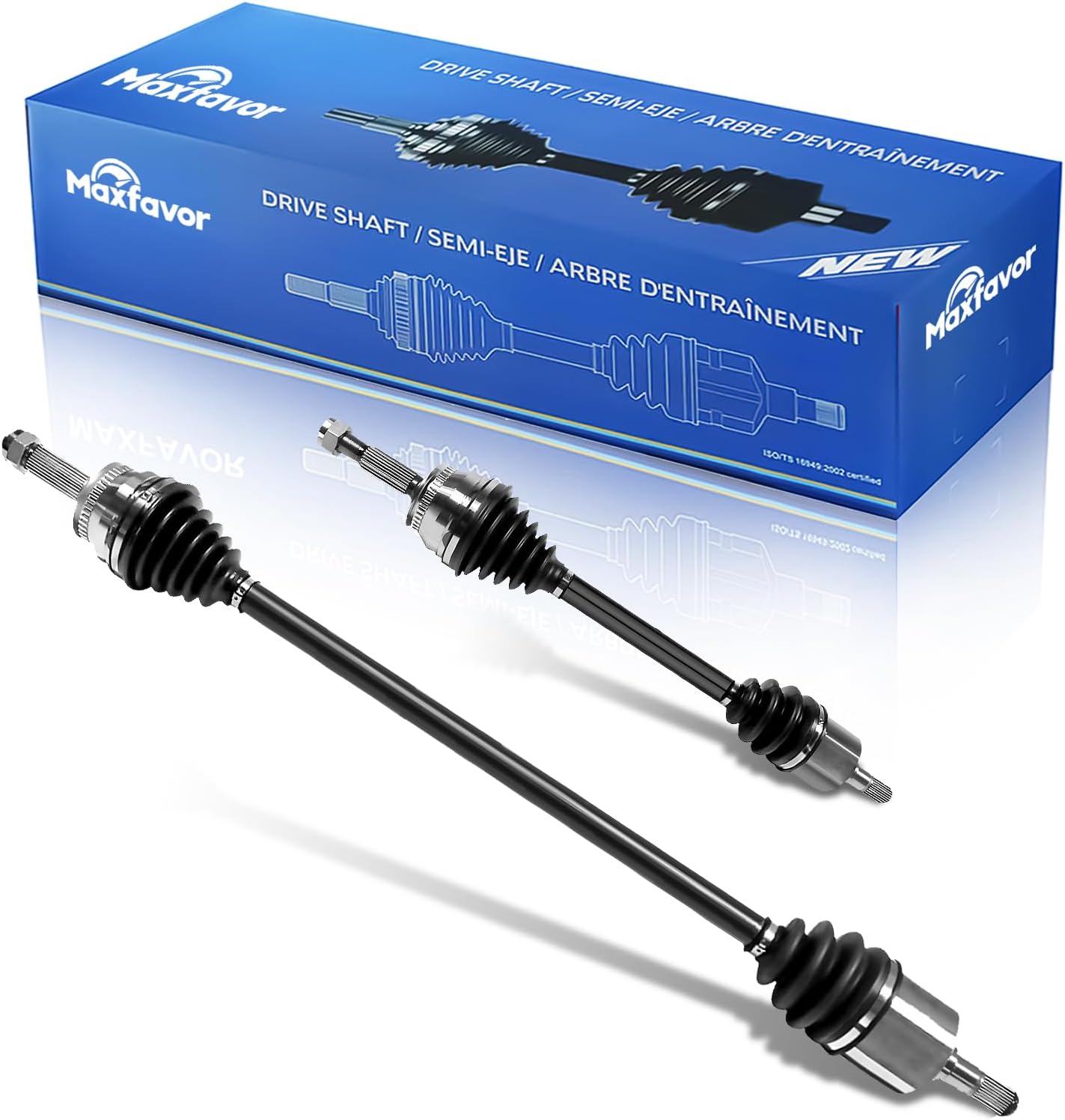 CV Axle Shaft Assembly fit for Hyundai Elantra 2001 2002 2003 2004 2005 2006, Hyundai Tiburon 2003-2007 2008 GT GLS Manual Trans 2.0L L4, Left Right Front CV Axle Kit