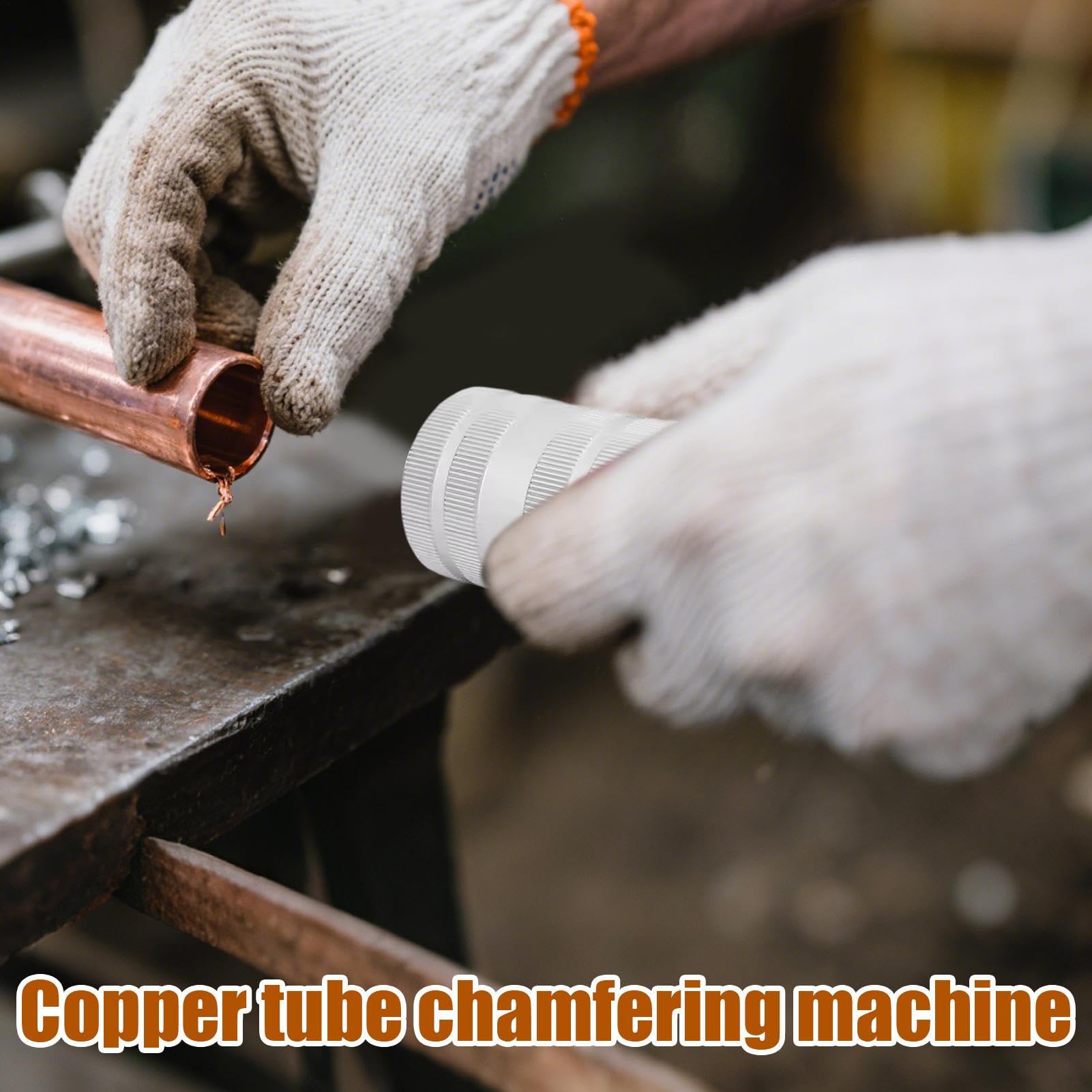Reibahle Werkzeug - Rohrfasengerät, Edelstahl-Entgratmaschine | Professionelles Metallbearbeitungszubehör für Sanitär-Herstellung, Wartung, Hauswerkstatt, Garagenreparatur, Schneidenglättung