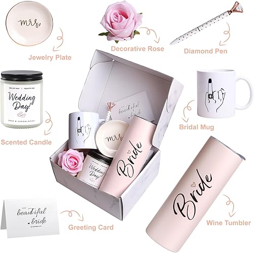 Miniatura 30 de Caja de regalo para novia, despedida de soltera, regalo de compromiso para ella, regalo de boda para novia, regalos de despedida de soltero, vaso