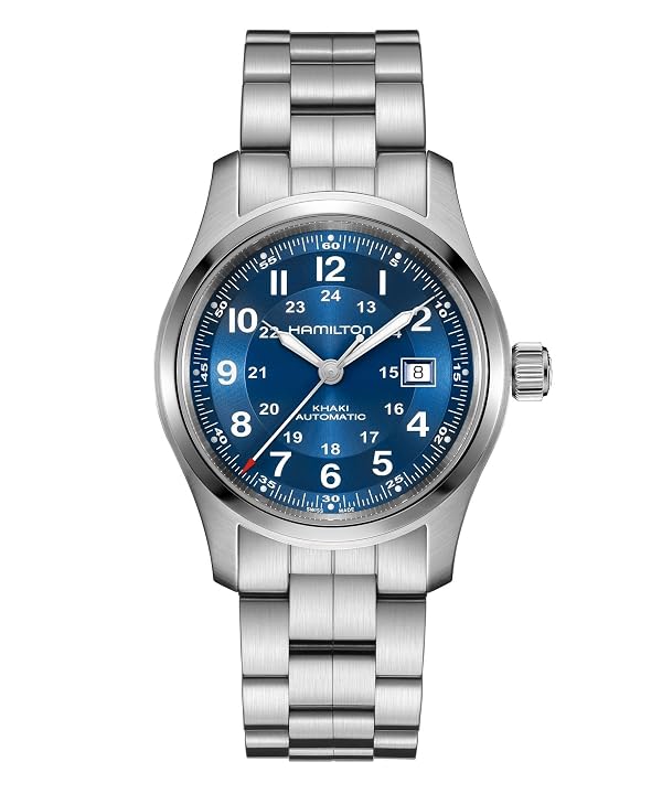 Hamilton Khaki Field Automatic Mens Watch, 42mm Stainless Steel by Hamilton - Used condition - US$802.75