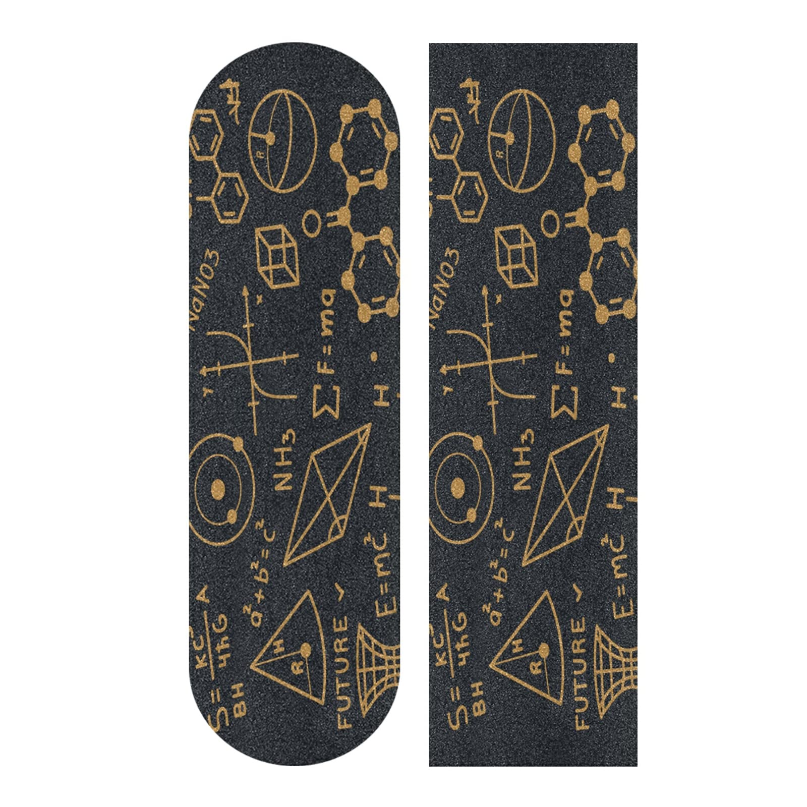 NF&E 1Pc Professionnel Grip Skateboard Planche À Roulettes Papier De Verre Bande Grip - Rouge