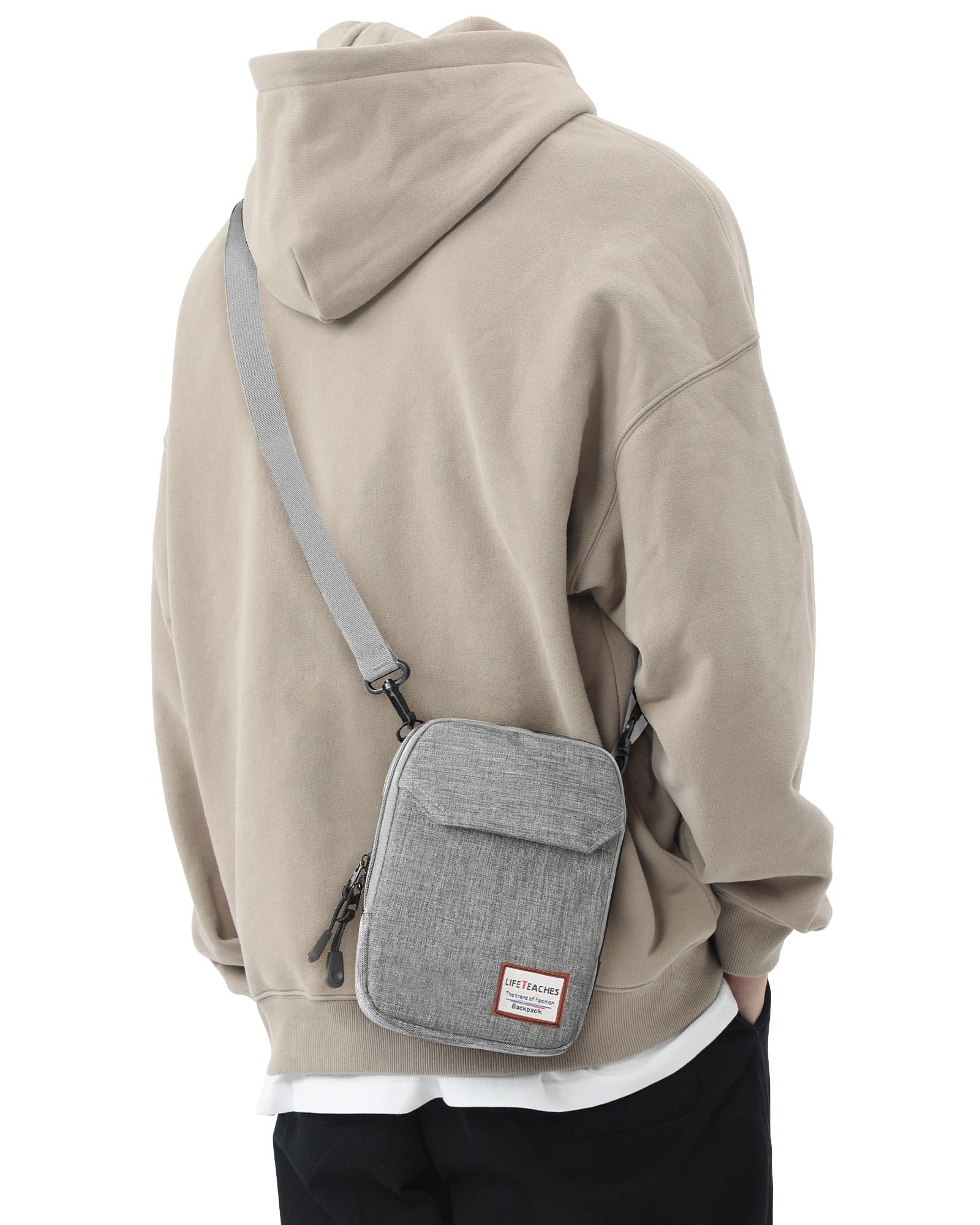 SEAFEW Mini Crossbody Bag Shoulder Bag for Men, Small Messenger Satchel Bag for Women