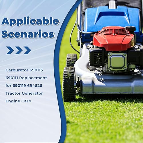 Miniatura 6 de WFLNHB Carburador 690115 690111 Reemplazo para 690119 694526 Tractor Generador Motor Carb