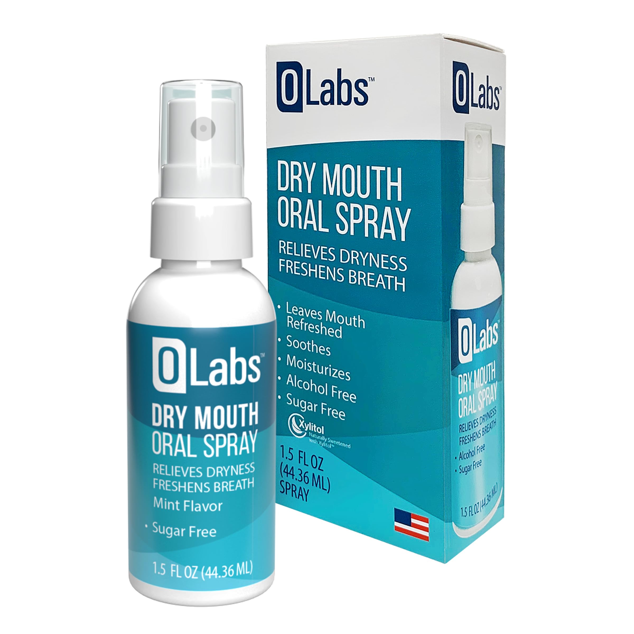Amazon.com: OLabs Dry Mouth Spray - Mint Flavor Breath Spray for