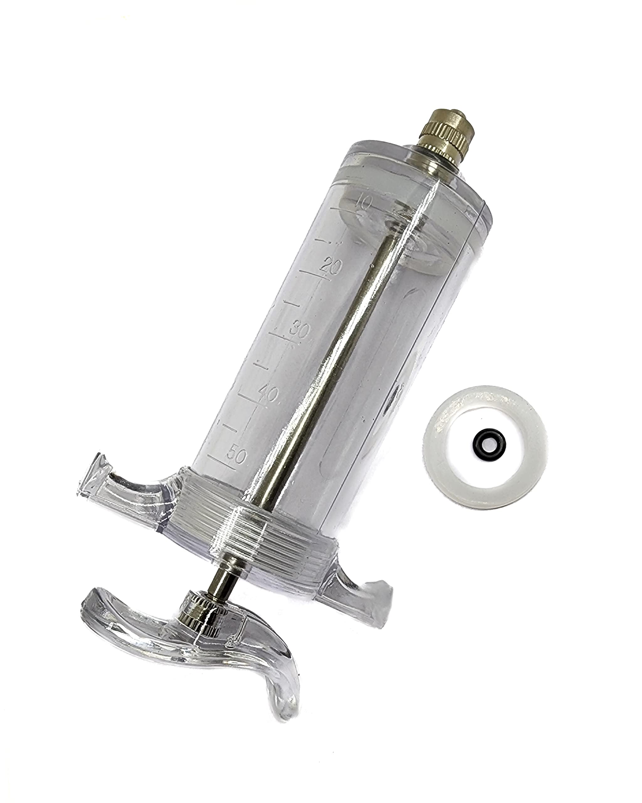 Swent 50ml Oral Feeding Syringe | Transparent | Luer Lock | For Veterinary Use (Pack of 1)