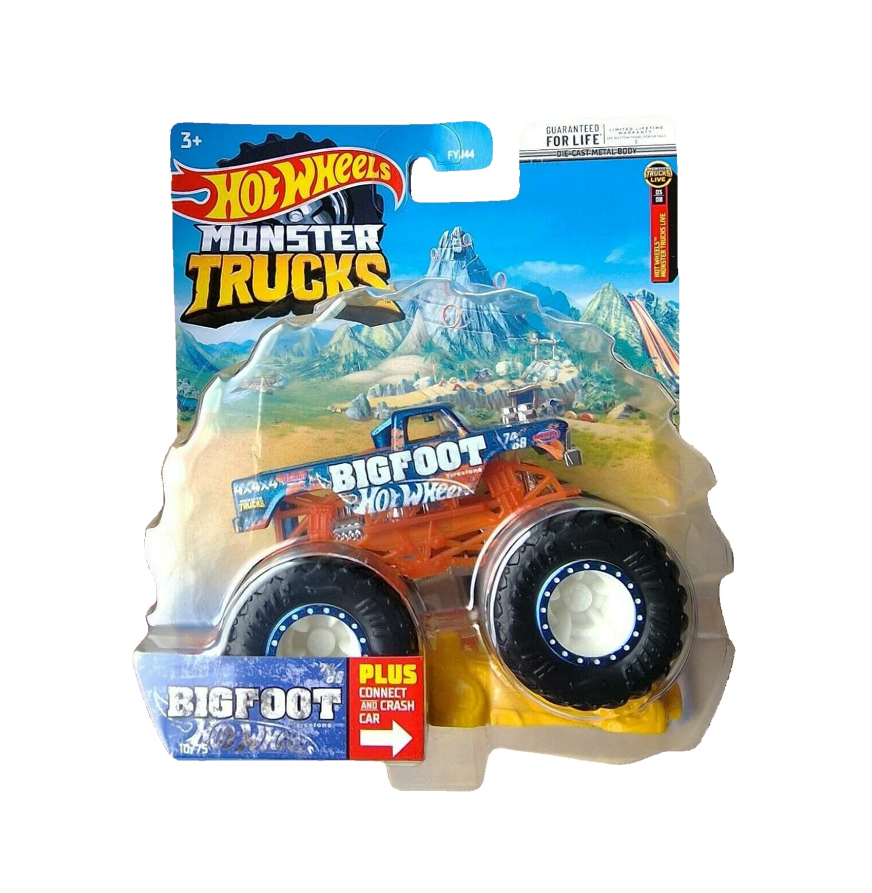 Hot WheelsHW Monster Trucks Bigfoot Crash Legends 1:64 Scale
