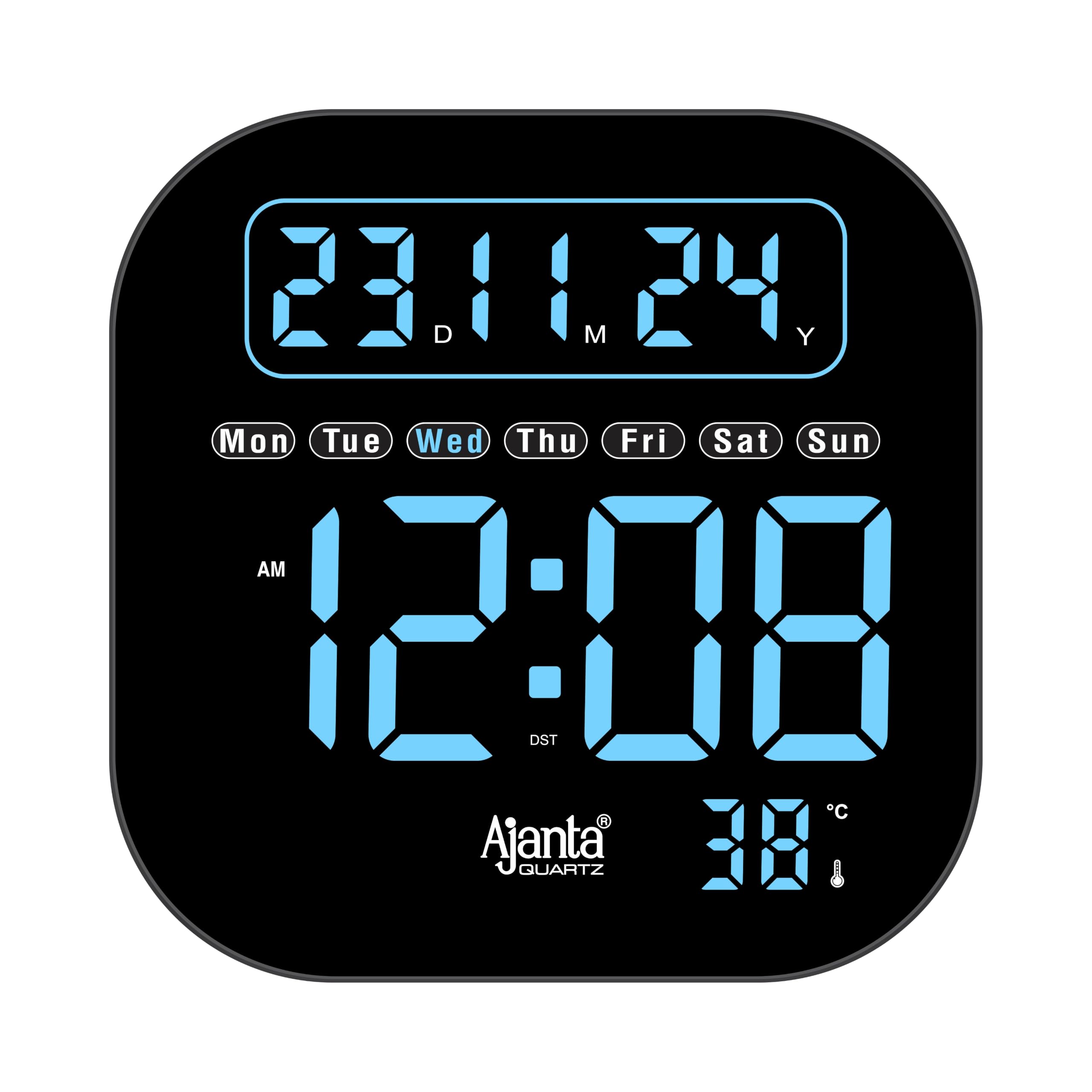 Ajanta DC 217 Blue | CALENDER CLOCK-image-35