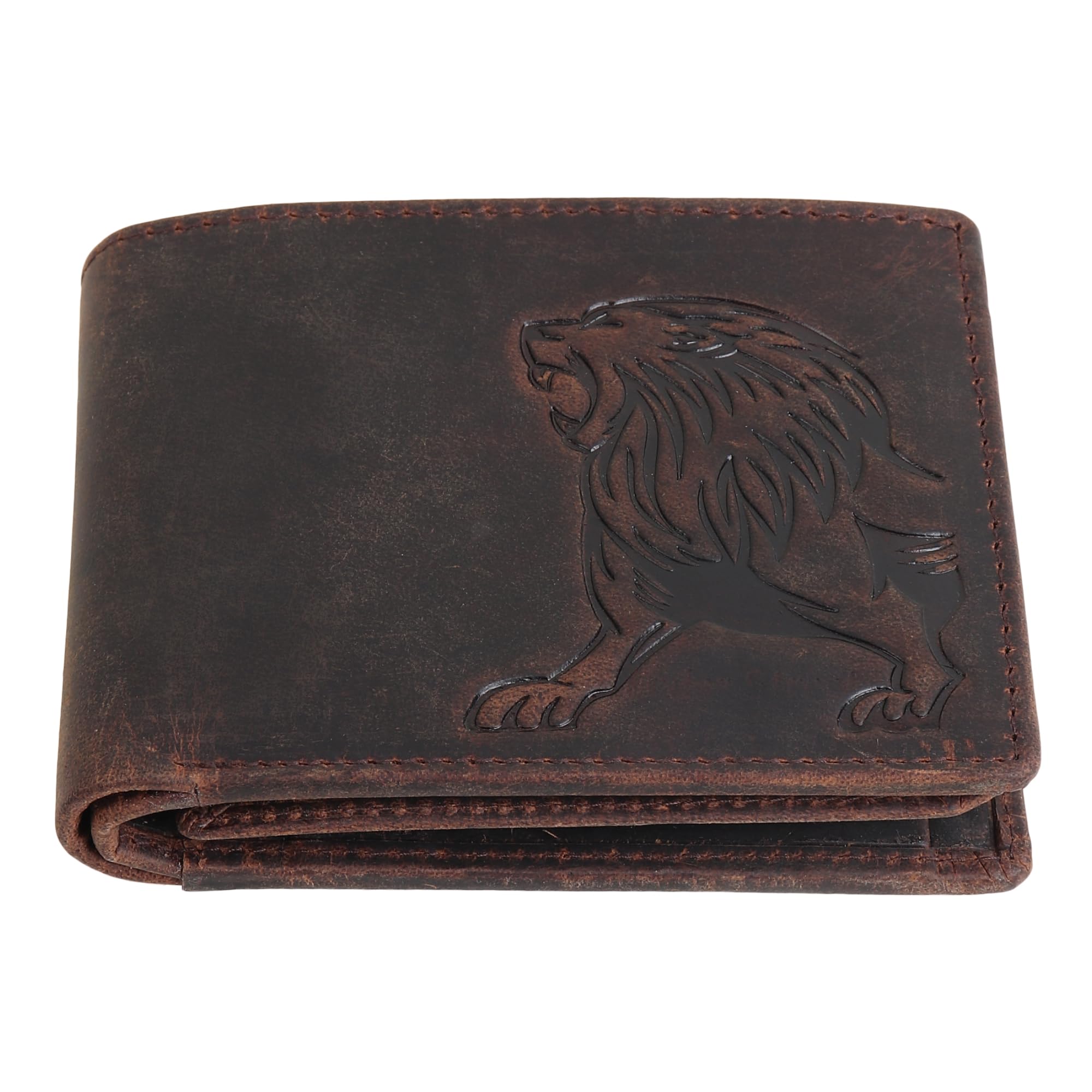 km turkish art KM Men Genuine Stone Leather Handmade Stylish Wallet with RFID Protected Technology, 10 Cards Slot with Coin Pocket-picture-31