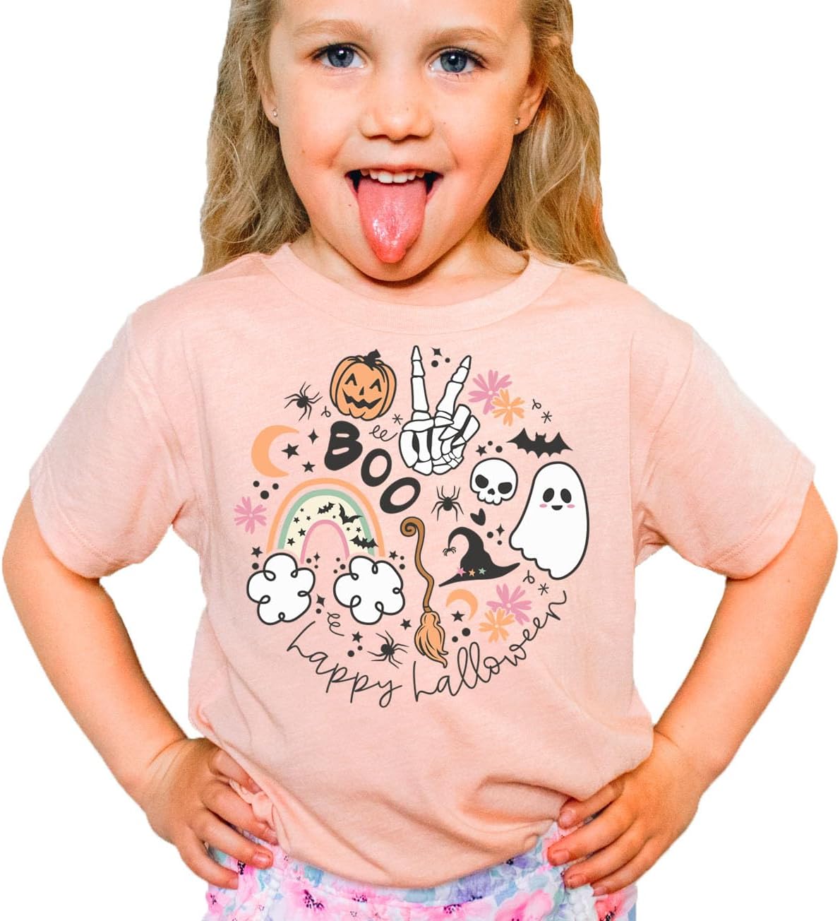Olive Loves Apple Spooky Things Shirts and Bodysuits for Baby and Toddler Youth Girls Halloween Outfits