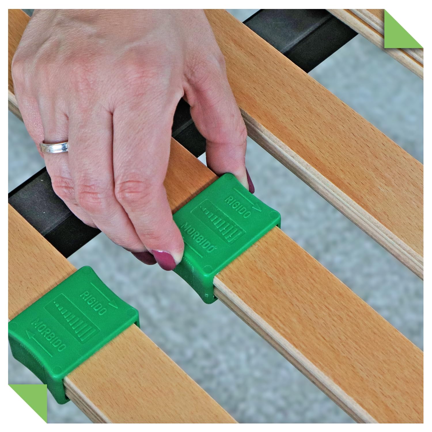 EVERGREENWEB Miglior Rete Letto Singolo 80x200 Alta 35 cm a 24 Doghe in Legno con Regolatori di Rigidità Ortopedica, Struttura Rinforzata in Ferro, Base da Incasso per Letto + Kit 4 Piedi Smontabili