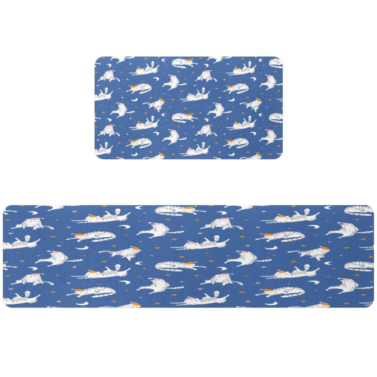 Alfombrilla de cocina lavable con base antideslizante y tejido absorbente VAPOKF