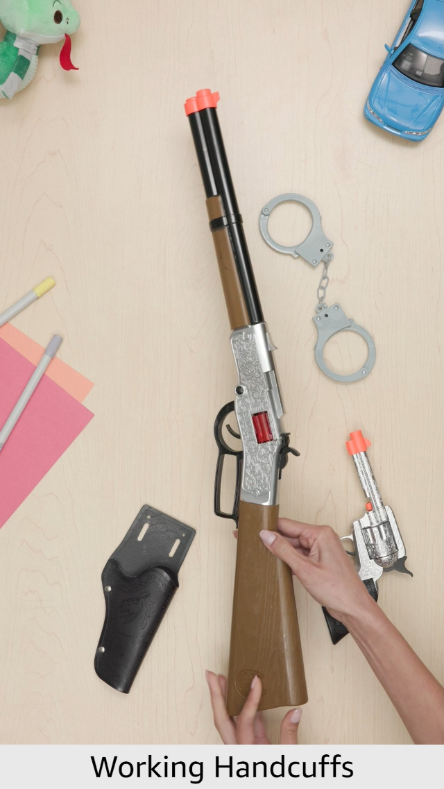 Amazon.com: Maxx Action Wild West Cap Play Gun Toy Blaster Play Amazon.com: Maxx Action Wild West Cap Play Gun Toy Blaster Play