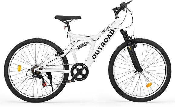 Betterland Outdoor 26 Inch Mountain Bike for Adult, 7-Speed/High-Carbon Steel/Aviation Grade Frame with V Brake, MTB with Shock Absorption System Bicycle for Men Women,6 Colors