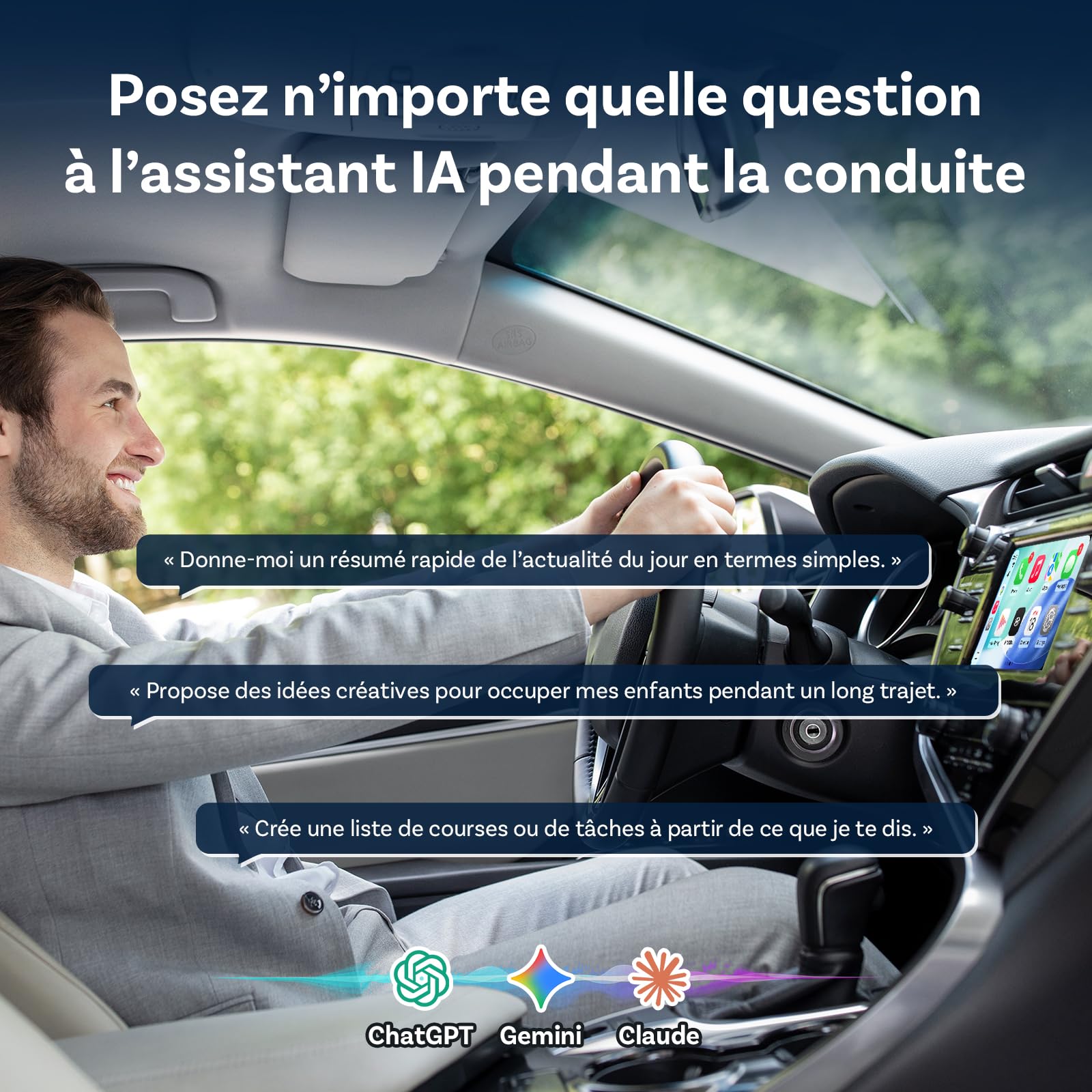 OTTOCAST Mini Pot, Adaptateur CarPlay & Android Auto sans Fil 2026 Upgrade, Plug & Play, WLAN 2.4G+5G, Reconnexion Automatique, Compatible avec Voitures après 2016 avec CarPlay/Android Auto Filaire
