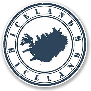 Iceland Vinyl Sticker Decal Laptop Car Bumper Sticker Travel Luggage Car Sign Fun 5"
