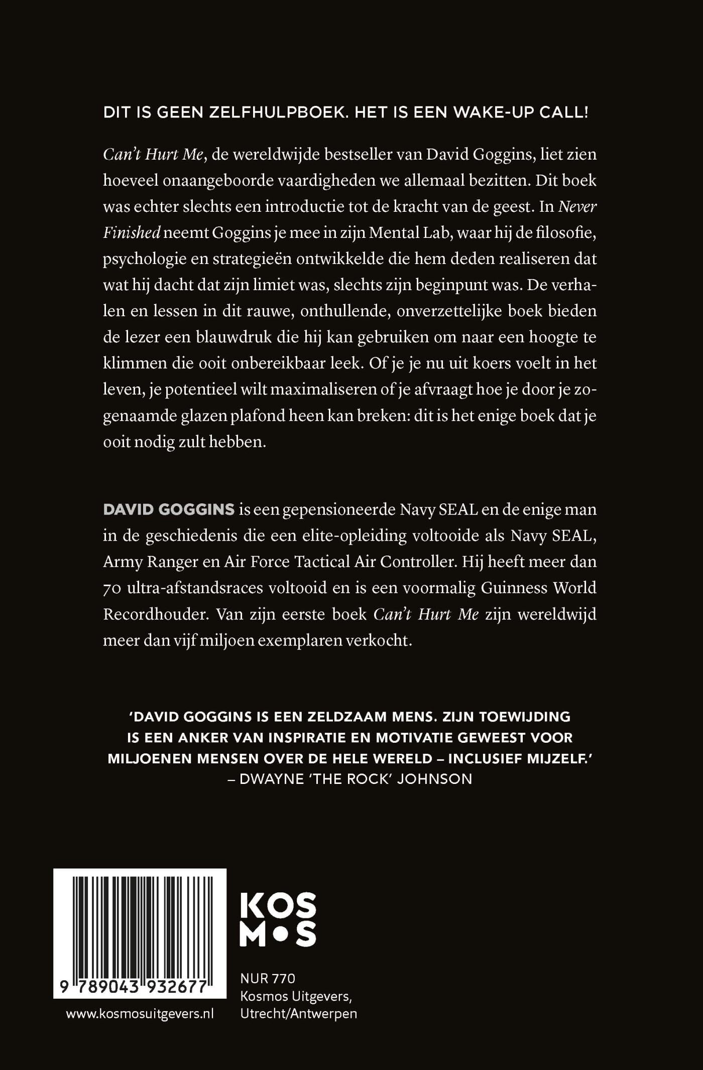 Never finished: ontketen je brein en win de strijd met jezelf